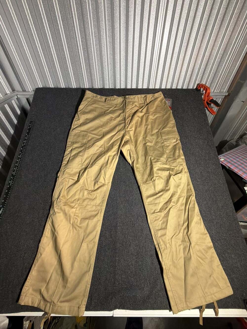 Rothco Relaxed Fit Zipper Fly BDU Pants Khaki Large Regular